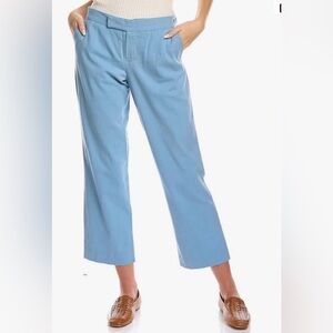 Frances Valentine Chloe Pant In Light Blue Size 8 Relaxed Trouser women’s